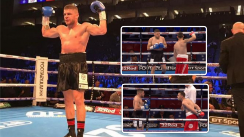 Fitorja e Florian Markut ndaj Broadbent bëhet virale në rrjet, kundërshtari i tij tallej në ring derisa u nokautua nga boksieri shqiptar
