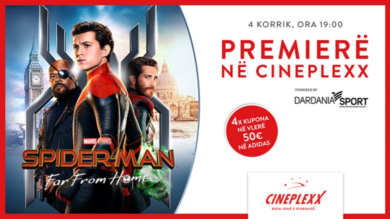 “Spider-Man: Far From Home” arrin në Cineplexx, biletat në shitje!