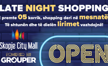 “Late night shopping” në City Mall në Shkup (Foto)
