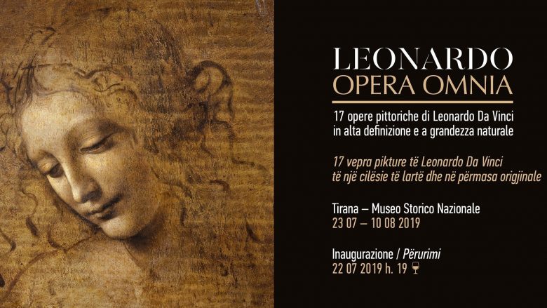 Riprodhimet e veprave të Leonardos, shfaqen në Tiranë