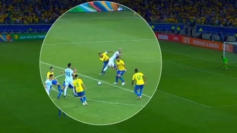 Mediat ndërkombëtare: Messi kishte të drejt, Argjentinës iu mohuan dy penalti kundër Brazilit