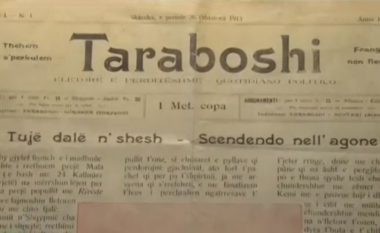Numri i parë i gazetës “Taraboshi”