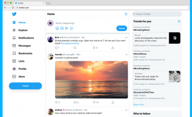 Twitter e ka zyrtarizuar ri dizajnimin e ueb-faqes