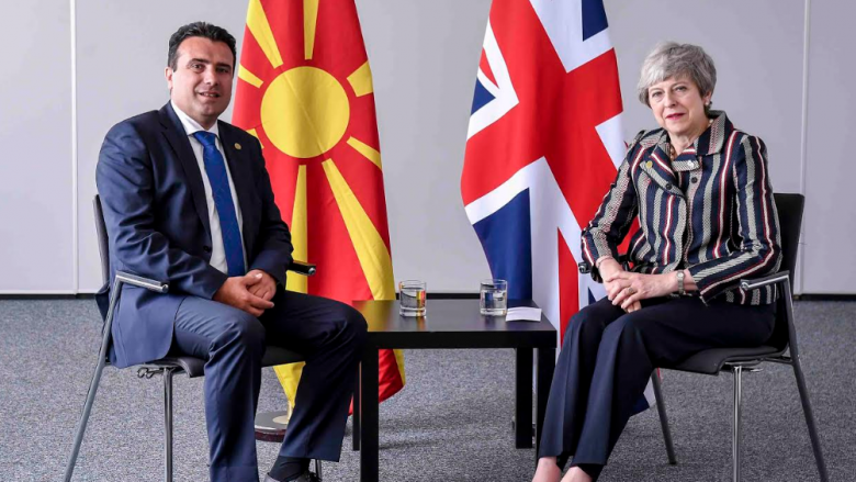 Zaev-May: Britania e Madhe së shpejti do të ratifikojë protokollin për në NATO