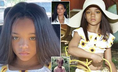 Rihanna gati sa nuk e rrëzoi telefonin e saj kur pa imazhin e vajzës së vogël që i ngjan aq shumë