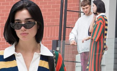 Dua Lipa fotografohet sërish në krahët e të dashurit të ri, Anwar Hadid, pak para koncertit në New York