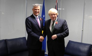 Thaçi uron Boris Johnsonin, kryeministrin e ri të Britanisë