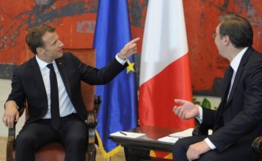 Macron takim ‘kokë më kokë’ me Vuçiqin