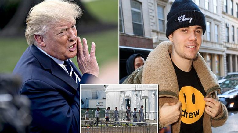 Justin Bieber i bën thirrje Trumpit që të lirojë fëmijët emigrantë nga objektet e paraburgimit në kufirin jugor