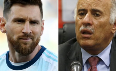 Presidenti i Federatës së Futbollit të Palestinës përjashtohet nga futbolli shkaku i komenteve të bëra ndaj Messit