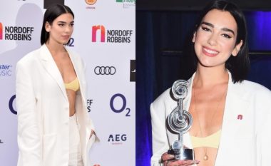 Dua Lipa paraqitet me shumë stil në “02 Silver Clef Awards”, fiton çmimin ‘Artistja më e mirë femër’