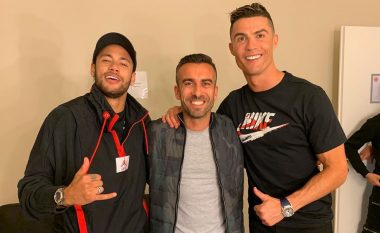 Neymar nuk e ka ndërmend të kthehet te PSG-ja, takohet me Cristiano Ronaldon