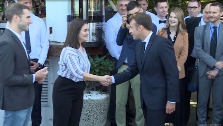 Macron në Serbi, takim edhe me studentët shqiptarë