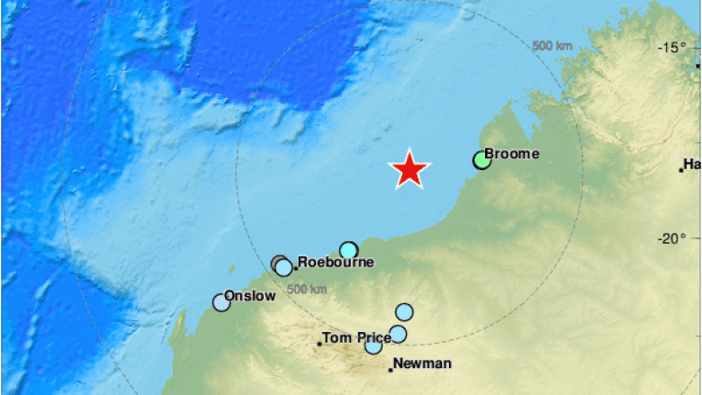 Tërmet prej 6.5 shkallësh në Australi