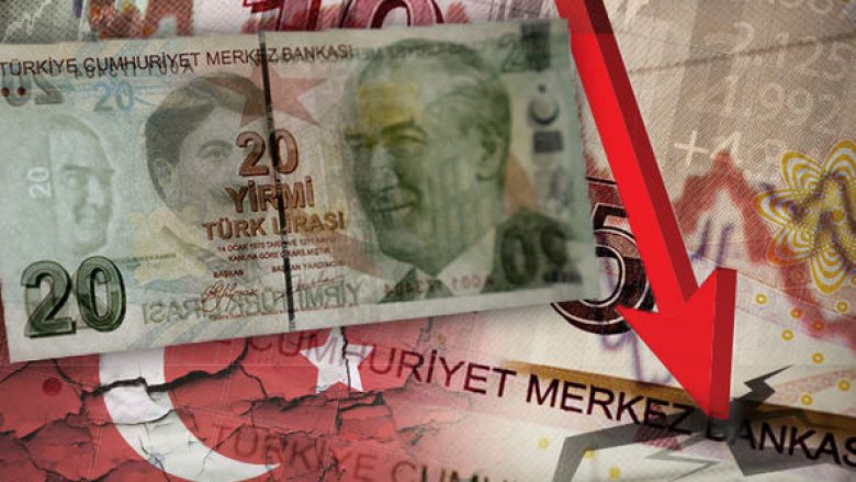 Lira turke bie pas shkarkimit të guvernatorit nga presidenti Erdogan