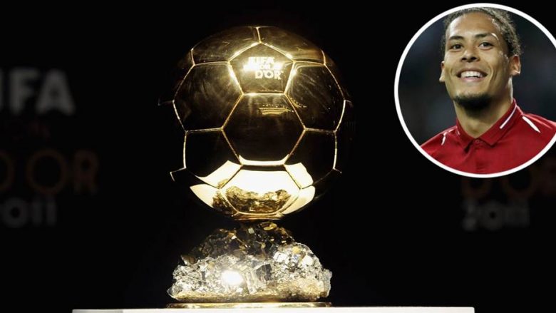 Van Dijk për Topin e Artë: Jam i nderuar që më shikojnë si favorit për ta fituar çmimin