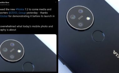 ​Konfirmohet dizajni i kamerës Nokia 7.2