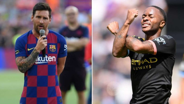 Raheem Sterling vlen 40 milionë euro më shumë sesa Lionel Messi, vazhdon të prijë Kylian Mbappe