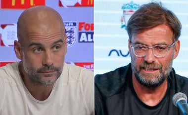 ‘Më pengon pasi nuk është e vërtet’ – Pep Guardiola e ‘godet’ Jurgen Kloppin për deklaratat e tij sa i përket shpenzimeve