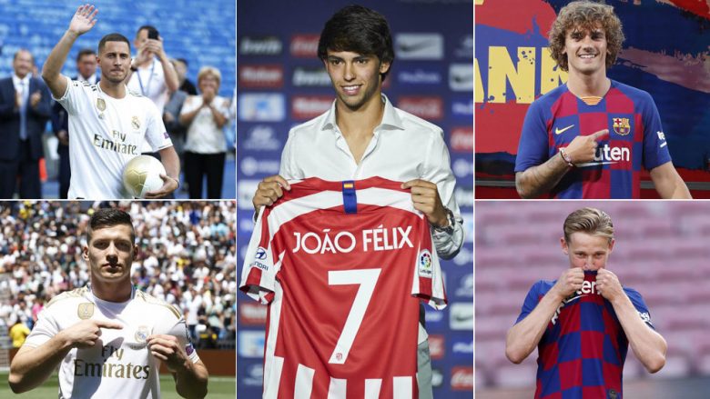 Klubet e La Ligas deri tani kanë blerë lojtarë për 1.3 miliard euro : Lojtarët më të shtrenjtë, shpenzimet e klubeve dhe përfitimet nga shitjet