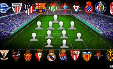 La Liga starton sot – formacionet startuese të klubeve kryesore Barcelona, Real Madrid, Atletico Madrid, Sevilla dhe Valencia