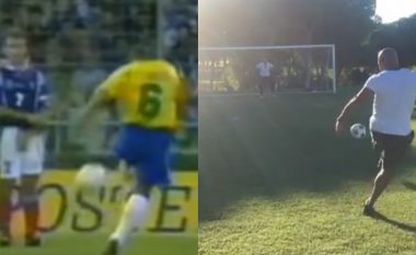 Roberto Carlos përsërit golin legjendar nga goditja e lirë pas më shumë se 20 vitesh