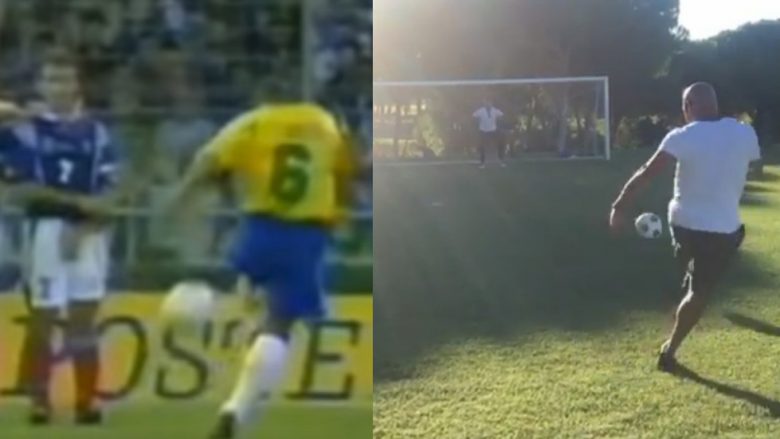 Roberto Carlos përsërit golin legjendar nga goditja e lirë pas më shumë se 20 vitesh