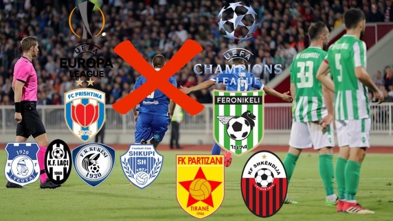 Goodbye Europe: Liga e Kampionëve dhe Liga e Evropës pa asnjë klub shqiptar që në raundin e dytë të kualifikimeve