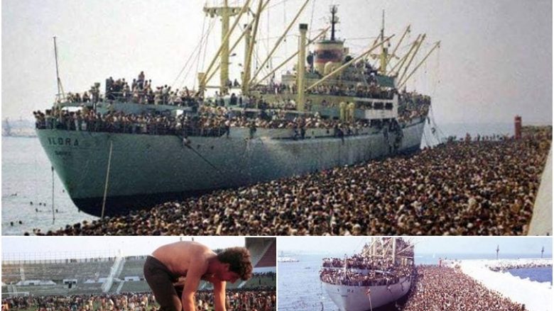 Bari, 28 vjet kur anija “Vlora” zbarkoi me 20 mijë shqiptarë