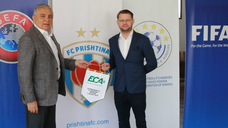 Prishtina afër të bëhet pjesë e Asociacionit të Klubeve të Evropës