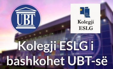 Kolegji ESLG i bashkohet UBT-së