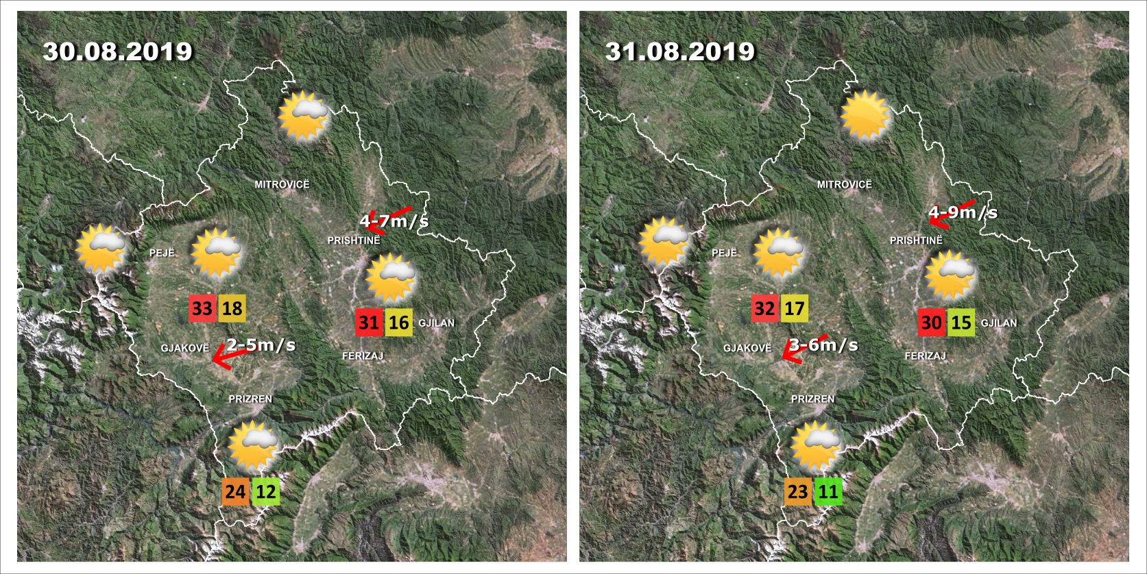 Vazhdojnë temperaturat e larta nga fillimi i shtatorit më freskët Telegrafi