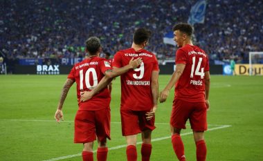 Lewandoski "hat-trick" në fitoren e Bayernit ndaj Schalkes, debuton Coutinho dhe Perisic