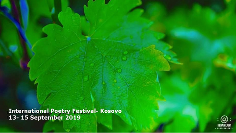 Nga 13-15 shtator 2019, do të mbahet edicioni i pestë i Festivalit Ndërkombëtar të Poezisë, në Rahovec