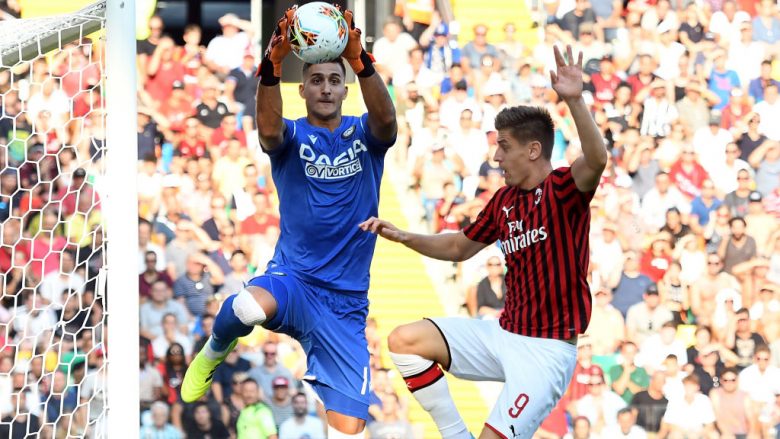 Notat e lojtarëve: Udinese 1-0 Milan, Piatek me paraqitjen më të dobët