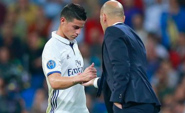 Zidane llogarit në Jamesin te Real Madridi