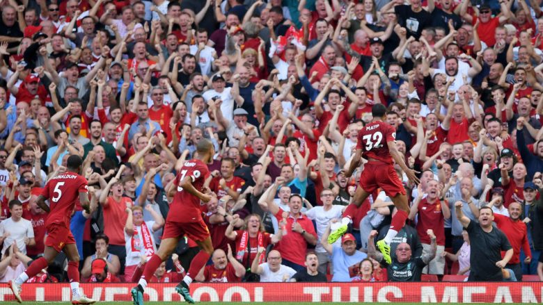 Liverpooli e mposht me lehtësi Arsenalin në derbin e javës në Ligën Premier