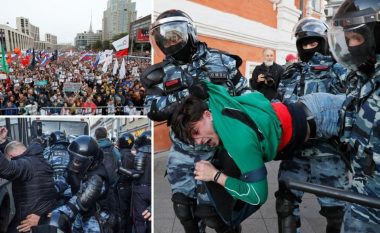 Rrugët e Moskës janë mbushur nga më se 50 mijë protestues që kërkojnë zgjedhje demokratike