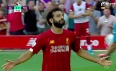 Salah dyfishon epërsinë e Liverpoolit ndaj Arsenalit