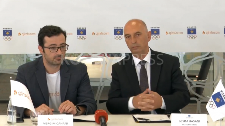 Nënshkruhet kontrata e parë për sponsorizim në sport: Kompania “Gjirafa” partner i Komitetit Olimpik të Kosovës