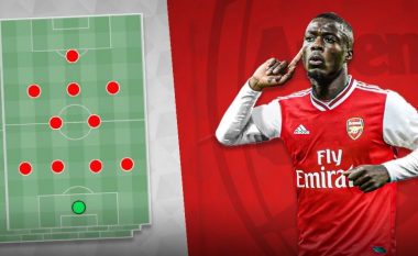 Tri formacione të Arsenalit me ardhjen e re Nicolas Pepe: A do të ketë vend për Xhakën dhe Mustafin