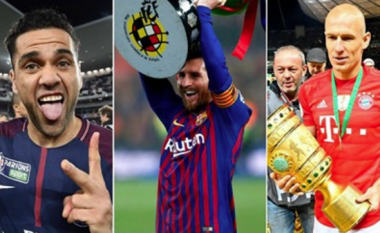 Top 12 lojtarët më të trofeshëm në histori të futbollit