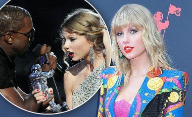 Taylor Swift kujton skandalin që ia kishte bërë Kanye West 10 vite më parë në MTV VMA, duke ia ndërprerë fjalimin në mes të skenës
