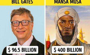 Këta janë 10 njerëzit më të pasur nga e kaluara, që i bëjnë miliarderët modernë të duken të vegjël