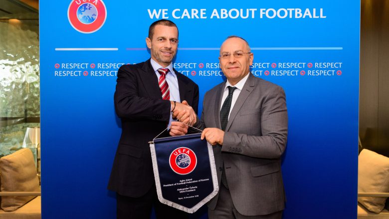 Presidenti i UEFA-s, Ceferin: Kosova si anëtarja më e re e UEFA-s gëzon kujdes të veçantë