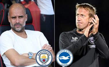 Manchester City – Brighton, formacionet zyrtare