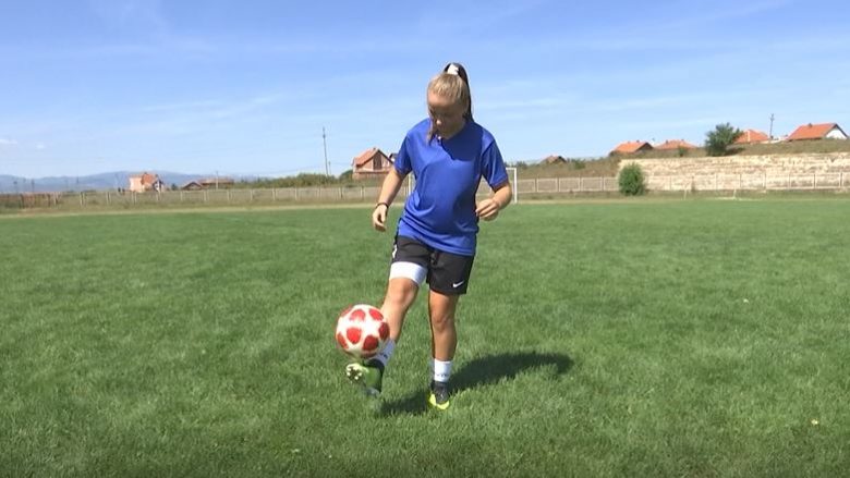 Dafina Tahiri, 14 vjeçarja që shumë shpejt mund ta shohim në futbollin ndërkombëtarë