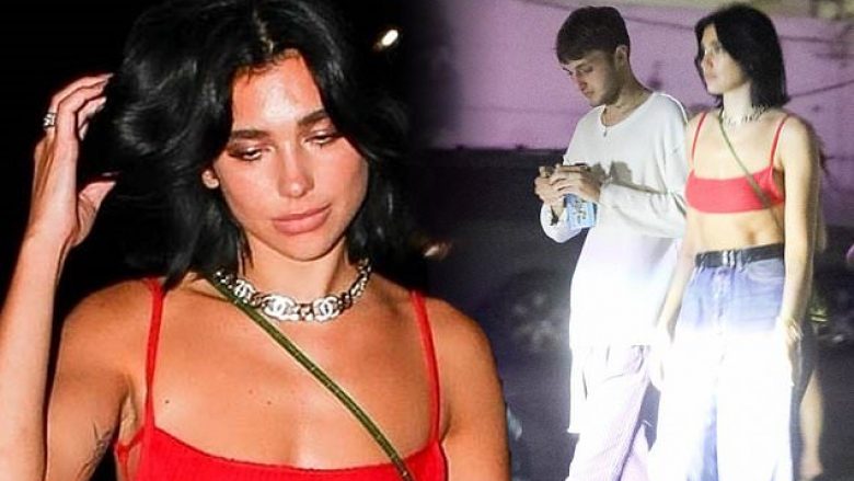 Dua Lipa shfaqet atraktive në një mbrëmje të kaluar nën shoqërinë e Anwar Hadid