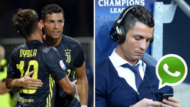 Ronaldo thuhet t’i ketë thënë Dybalas në ‘WhatsApp’ që të kalojë te United