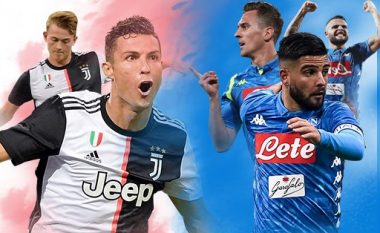 Juventus – Napoli, formacionet zyrtare të derbit të javës në Serie A